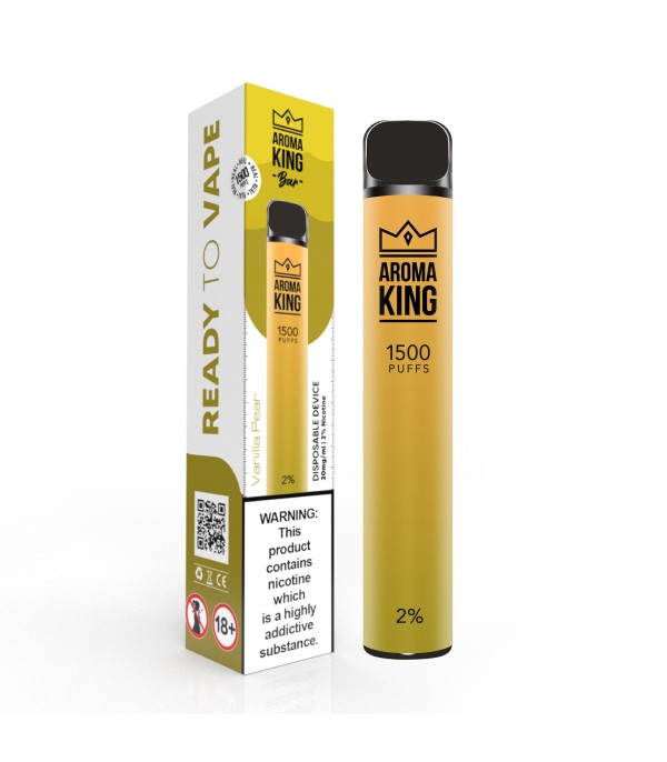 King Bar 1500 Vanilla Pear