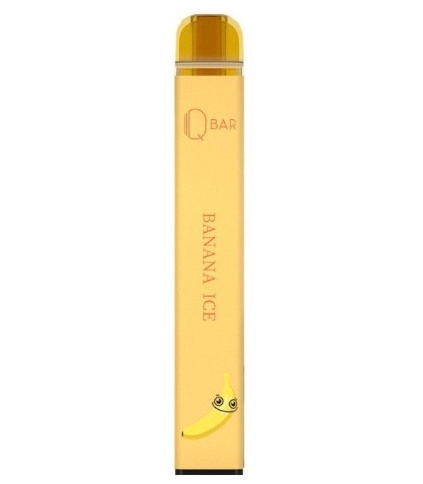 Disposable e-cigarette with Banana Ice flavour. Contains 20 mg of nicotine salt. Enough for more than 700 puffs.